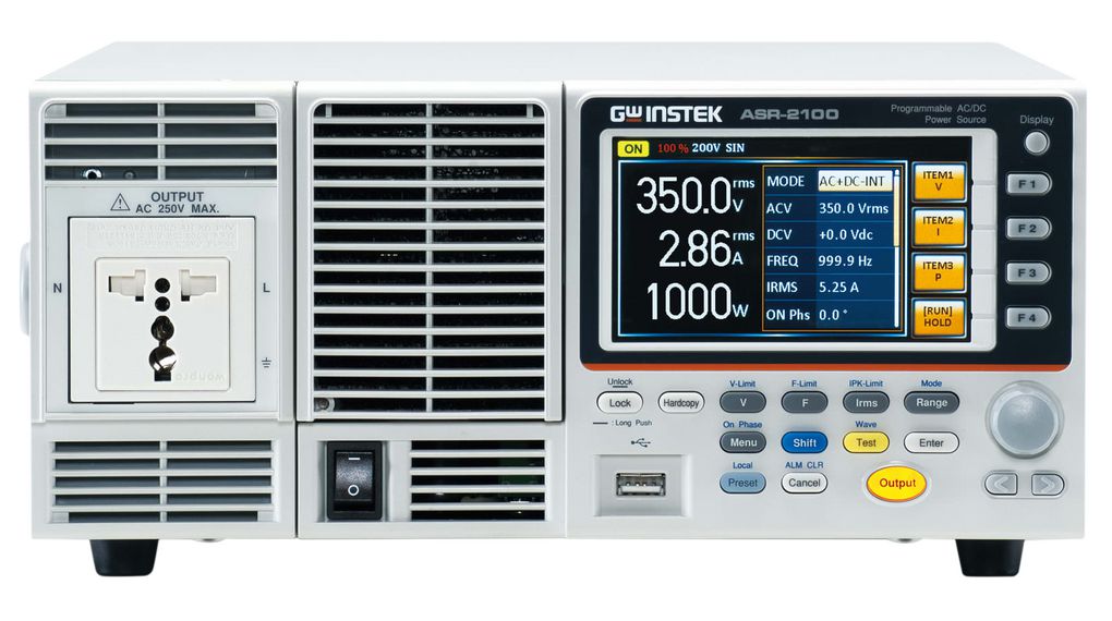 Source d'alimentation AC/DC Programmable 500V 10A 1kW USB / RS232C / GPIB / Ethernet